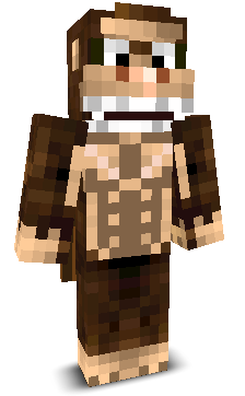 Front of Ape's Minecraft skin